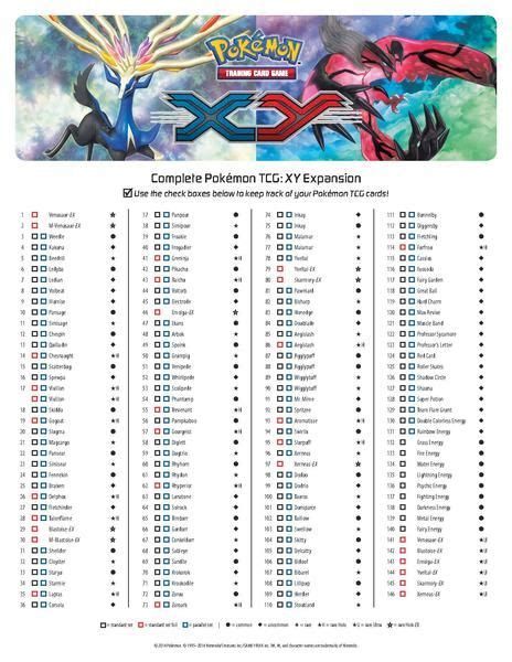 *you can search pokemon name. Printable Pokemon Checklist Card | Pokemon, Cool pokemon ...
