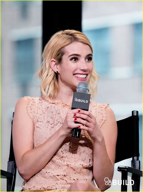 Emma Roberts Skips Question On Lea Michele Ariana Grande For Plead The Fifth Photo