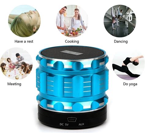 Bluetooth Speakersubit Portable Wireless Speaker With Microphone For