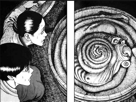 Junji Ito Uzumaki Panels