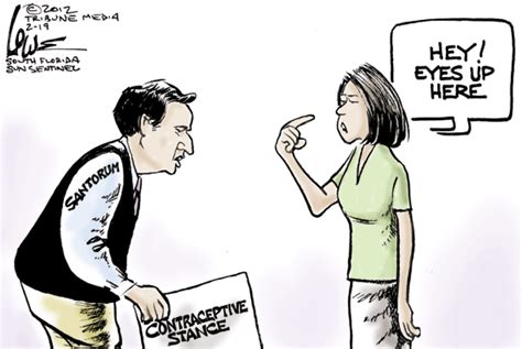 Rick Santorum Comic My Eyes Are Up Here Know Your Meme