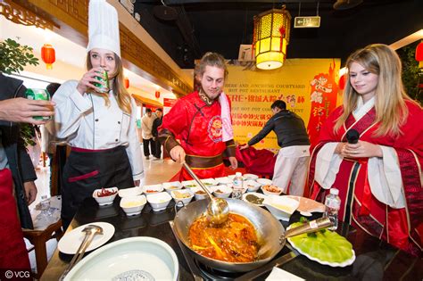 First Foreigner Only Hot Pot Contest Held In Southwest Chinas Chengdu