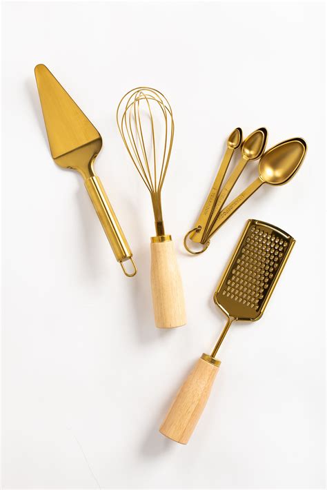 Gold Kitchen Utensils In 2021 Gold Kitchen Utensils Gold Kitchen