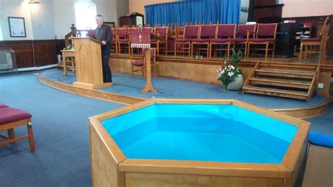 Portable Baptistries For Hire For Baptism By Full Immersion From Blue