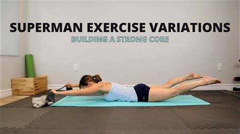 Superman Exercise Variations Superman Rows For A Strong Core Youtube