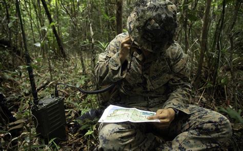 Marines Train On Okinawa Japan For Jungle Warfare In The First Island
