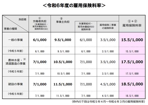 2024年（令和6年度）雇用保険料率について 一般社団法人中小企業労働保険協会（旧松本経営サポート）