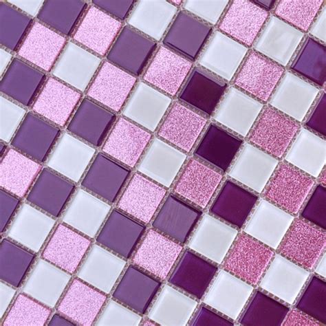 Wholesale Crystal Glass Mosaic Tiles Washroom Backsplash Design Bathro