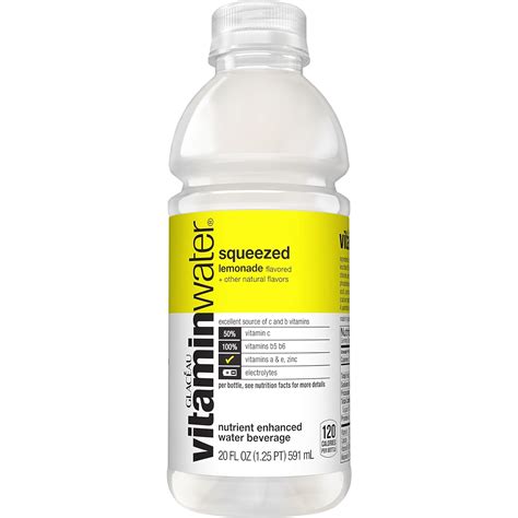 Vitamin Water Zero Lemonade Nutrition Facts Blog Dandk