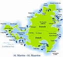 Sint Maarten Map - TravelsFinders.Com
