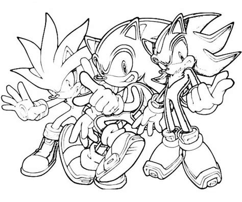 Hours of fun await you by coloring a free drawing cartoons super sonic. Free printable Sonic coloring pages liste 40 à 60