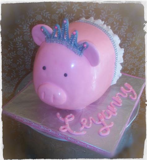 Piggy Bank Birthday Cake