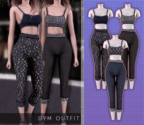 Sims 4 Gym Outfit 1 The Sims Book
