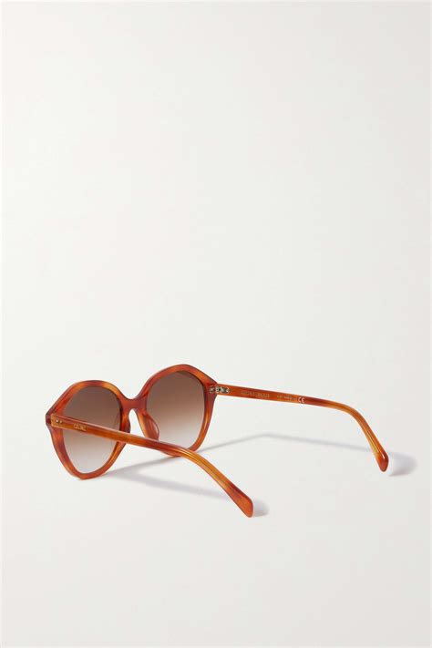 Celine Eyewear Oversized Round Frame Acetate Sunglasses Net A Porter