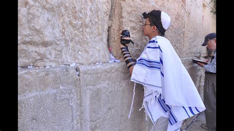 Bar Mitzvah Ceremonies At The Western Wall Of The Jewish Temple