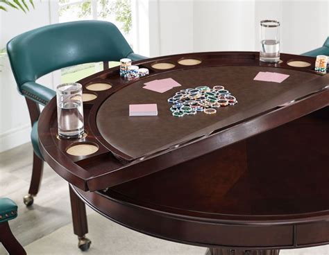 Table poker chairs with casters. Best Deal | Tournament Poker Game Table with Teal Chairs ...