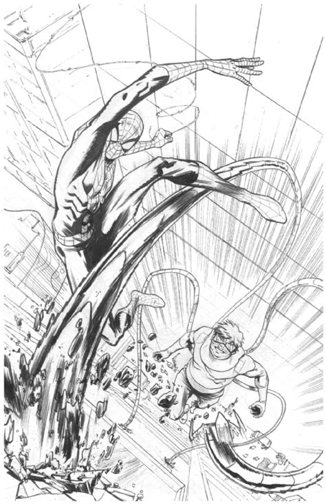 Spider Man Vs Doctor Octopus Commission By Adam Gorham In