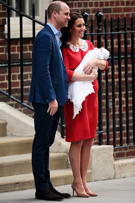 The Duke And Duchess Of Cambridge Depart The Lindo Wing With Their New