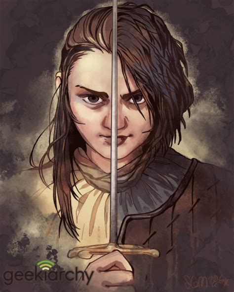 Art Arya Stark And Game Of Thrones Image Game Of Thrones Images Hbo