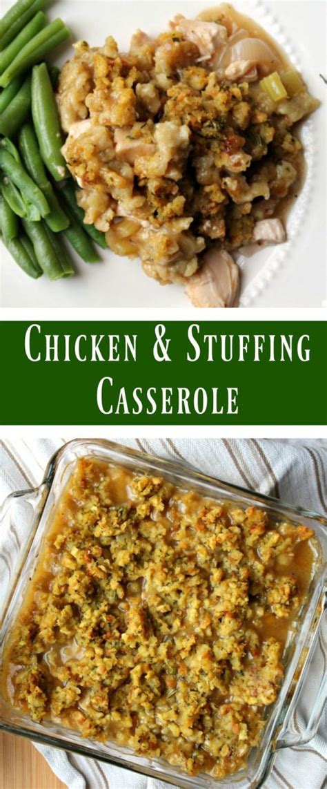 Place into a casserole dish. Chicken and Stuffing Casserole | Recipe | Ovens ...