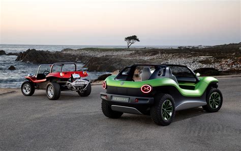 Volkswagen Id Buggy Concept On A Pris Le Volant Dun Dune Buggy