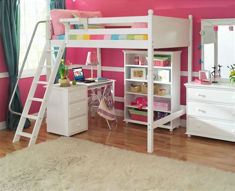 The desk with drawer provides designated study space and can face in or out. White Bunk Bed with Desk: See the Design Variants - HomesFeed