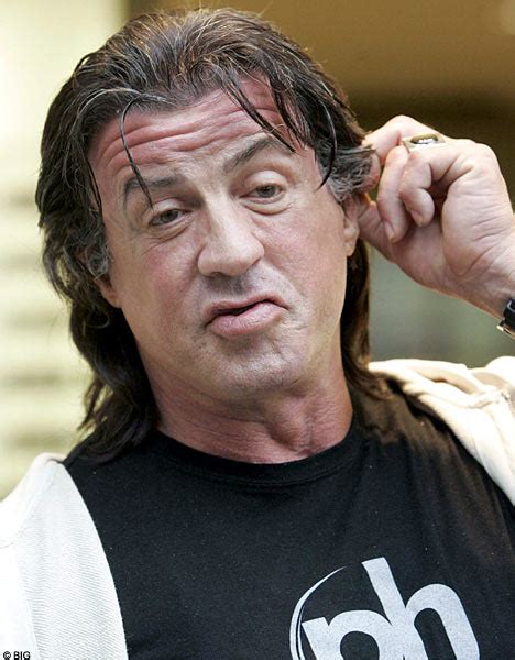 Rocky Star Stallone Looks Punch Drunk Daily Mail Online