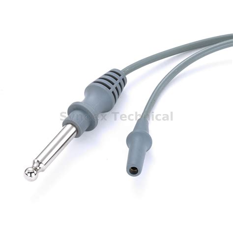 Reusable Monopolar Forceps Cable 8mm Bovie Plug 4048mm Socket