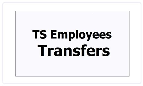Ts Employees Transfers 2024 Postings To New Local Cadres By Counselling