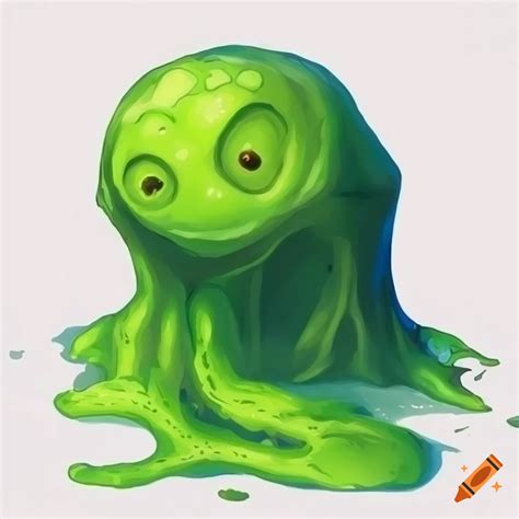 Slime Green Fantasy Artwork With A Dungeons And Dragons And Pathfinder