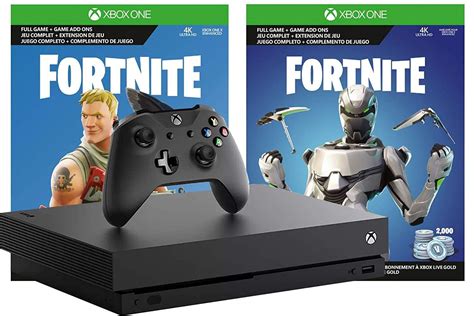 Microsoft Xbox One X Fortnite True 4k Epic Bundle 2000 V Bucks
