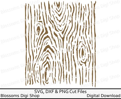 Woodgrain Svg Cut File Digital Download Wood Pattern Svg