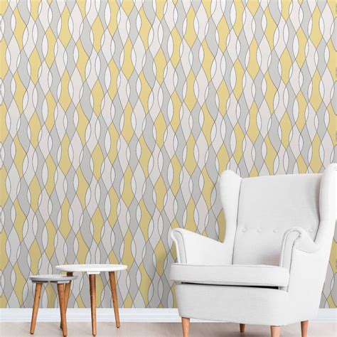Grey And Yellow Living Room Wallpaper Bryont Blog