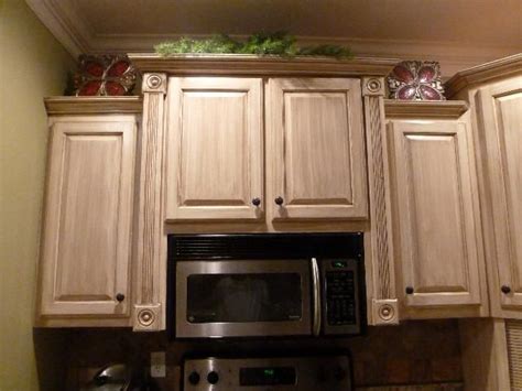 Pickled cabinets are typically done on oak, ash, or woods with an open grain. how to glaze over pickle stained cabinets - Google Search | Cabinet, Kitchen cabinets