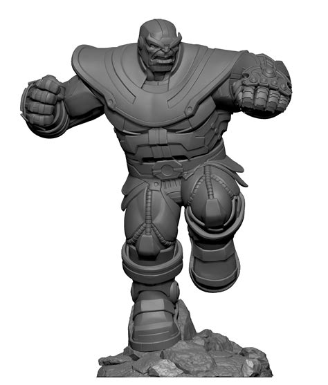 Artstation Marvel Contest Of Champions Thanos 110 Scale Statue For Pcs