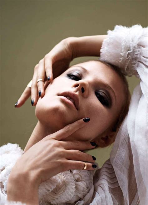 Magdalena Frackowiak Stars In Beauty Editorial For Elle