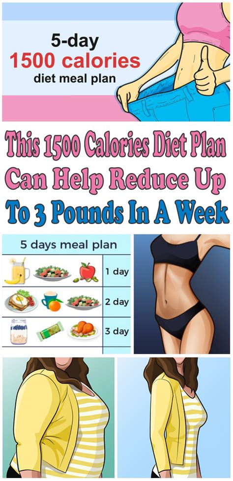A 5 Day 1500 Calorie Diet Meal Plan That Can Help Reduce Some Pounds