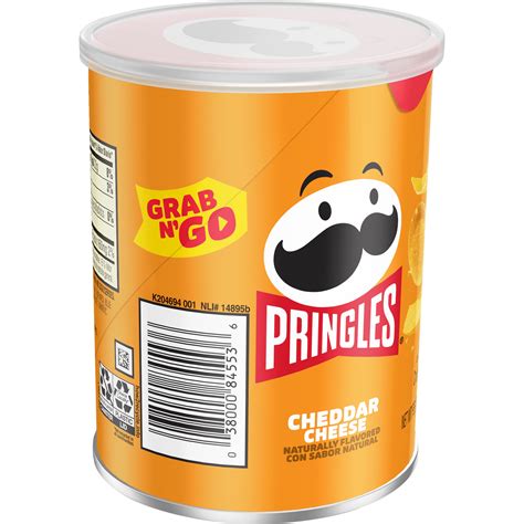 Pringles Grab And Go Cheddar Cheese Crisps Smartlabel