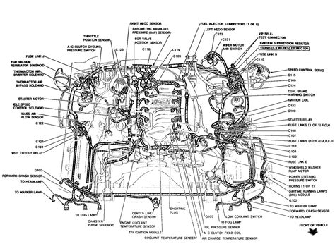 Mustang Engine Bay Parts Diagram