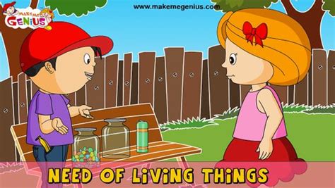 Needs Of Living Things Animation Kindergarten Prescoolers Kids