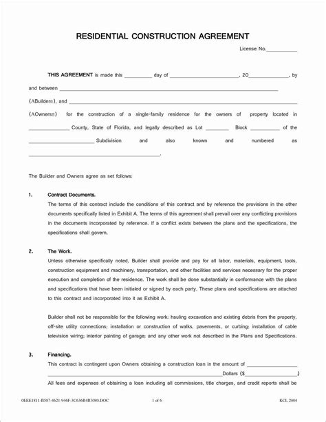 Subcontractor Agreement Template Pdf | Construction contract, Contract template, Contract agreement