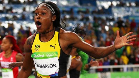 Rio Olympics 2016 Elaine Thompson Wins Womens 200m Gold Dina Asher Smith Fifth Bbc Sport