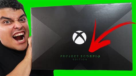 Xbox One X Project Scorpio Edition Unboxing Do Monstro Da Microsoft
