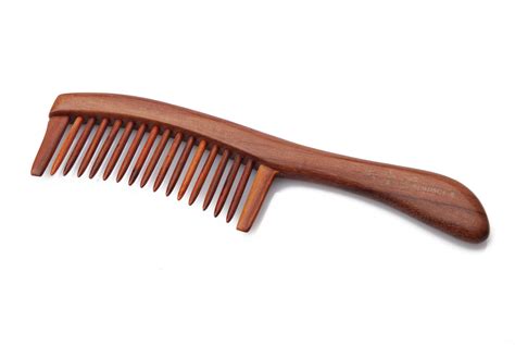 Sp Hds A 4 8 Natural Red Bean Wire Wooden Comb Hair Comb Wide Tooth