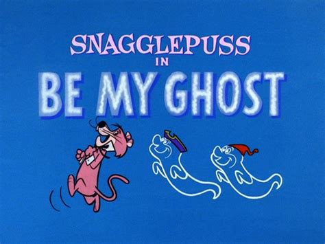 Snagglepuss In Be My Ghost Vintage Cartoon Ghost Saturday Morning