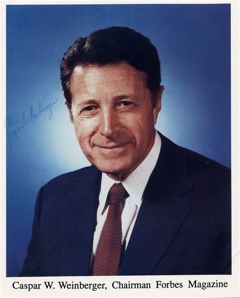 1981 87 Secretary Of Defense W Reagan Caspar Weinberger Sp 8x10 From 1990s