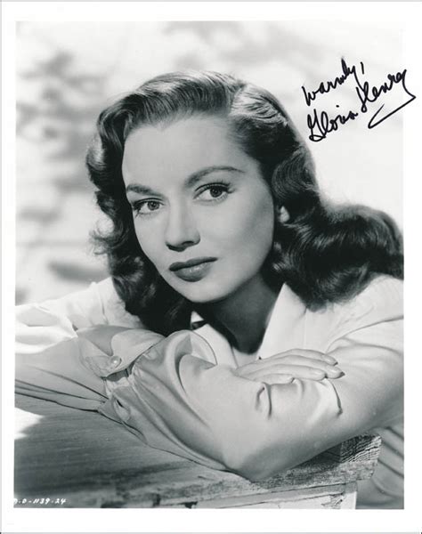 gloria henry autographed signed photograph historyforsale item 323685
