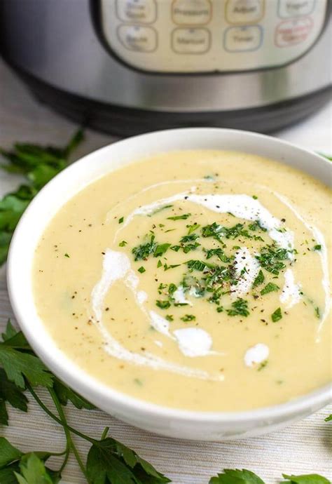 Instant Pot Potato Leek Soup Simply Happy Foodie Recipe Cloud App
