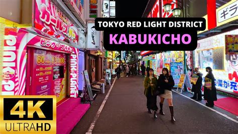 Tokyo Japan 🇯🇵 4k Night Walk In Tokyo Red Light District — Shinjuku