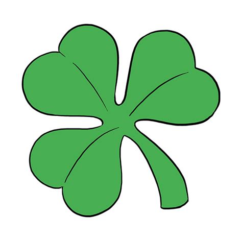 How To Draw A Shamrock Really Easy Drawing Tutorial